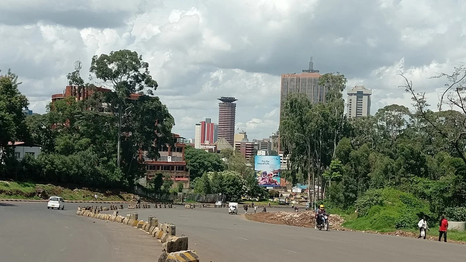View of the Nairobi business district, where Microsoft is reorganising its engineering operations